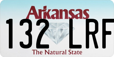 AR license plate 132LRF