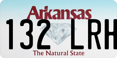 AR license plate 132LRH