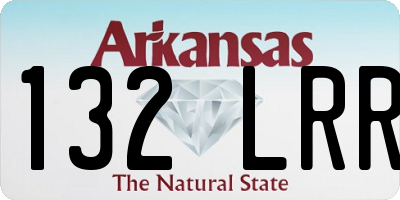 AR license plate 132LRR