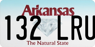 AR license plate 132LRU