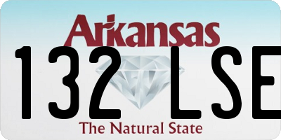 AR license plate 132LSE
