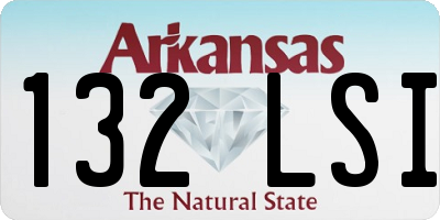AR license plate 132LSI