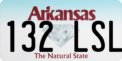 AR license plate 132LSL