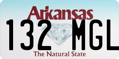 AR license plate 132MGL