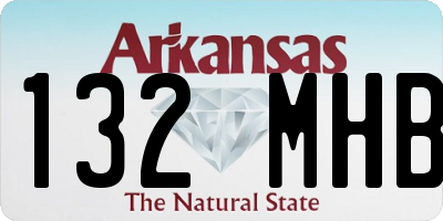 AR license plate 132MHB