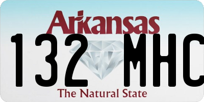 AR license plate 132MHC