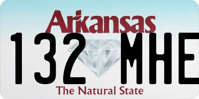 AR license plate 132MHE