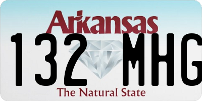 AR license plate 132MHG