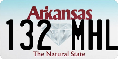AR license plate 132MHL