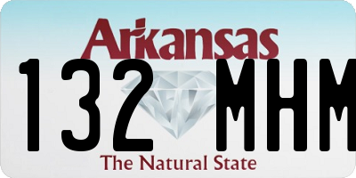 AR license plate 132MHM