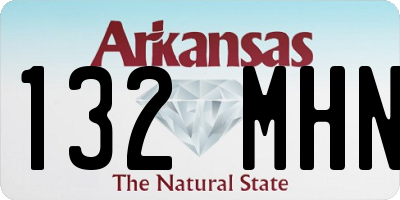 AR license plate 132MHN