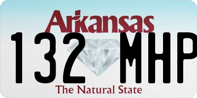AR license plate 132MHP