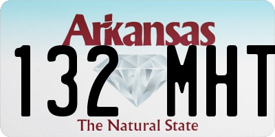 AR license plate 132MHT