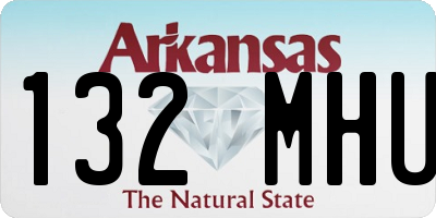 AR license plate 132MHU