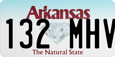 AR license plate 132MHV