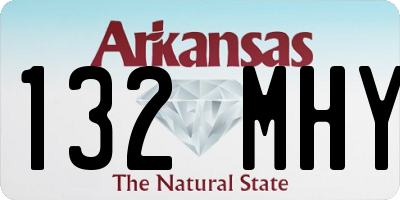 AR license plate 132MHY