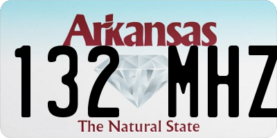 AR license plate 132MHZ