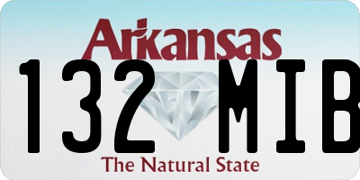 AR license plate 132MIB