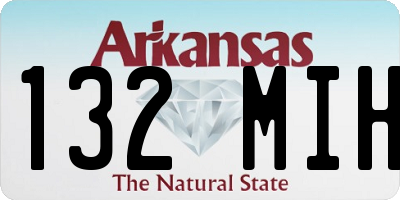 AR license plate 132MIH