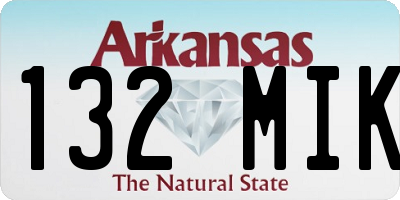 AR license plate 132MIK