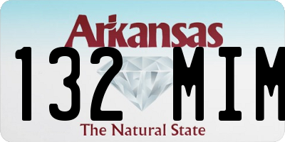 AR license plate 132MIM