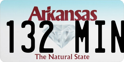 AR license plate 132MIN