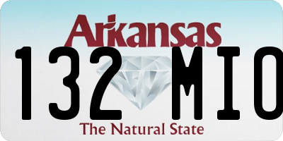 AR license plate 132MIO
