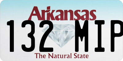 AR license plate 132MIP