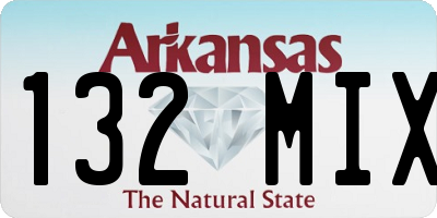 AR license plate 132MIX