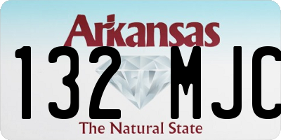 AR license plate 132MJC