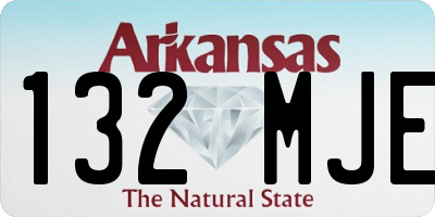 AR license plate 132MJE