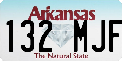 AR license plate 132MJF