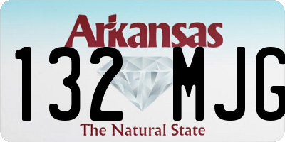 AR license plate 132MJG