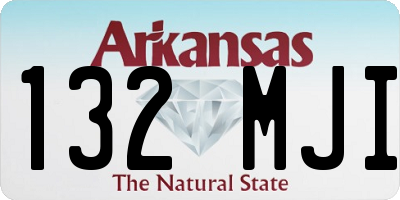 AR license plate 132MJI