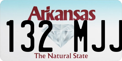 AR license plate 132MJJ