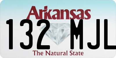 AR license plate 132MJL