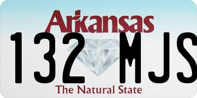 AR license plate 132MJS