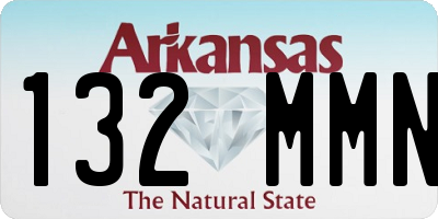 AR license plate 132MMN