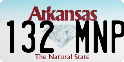 AR license plate 132MNP