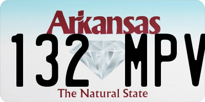 AR license plate 132MPV