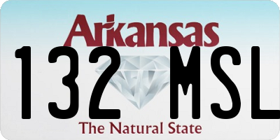 AR license plate 132MSL