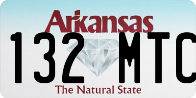 AR license plate 132MTC