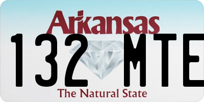 AR license plate 132MTE