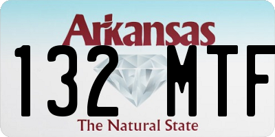 AR license plate 132MTF