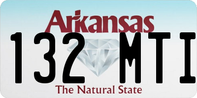AR license plate 132MTI