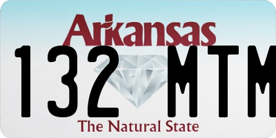 AR license plate 132MTM