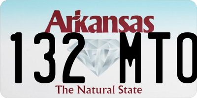 AR license plate 132MTO