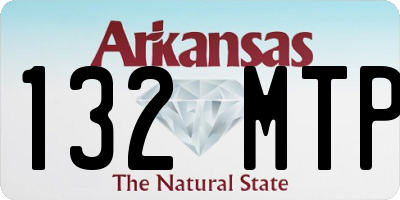 AR license plate 132MTP