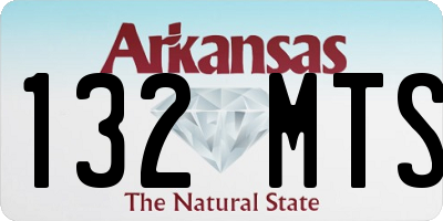 AR license plate 132MTS
