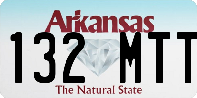 AR license plate 132MTT